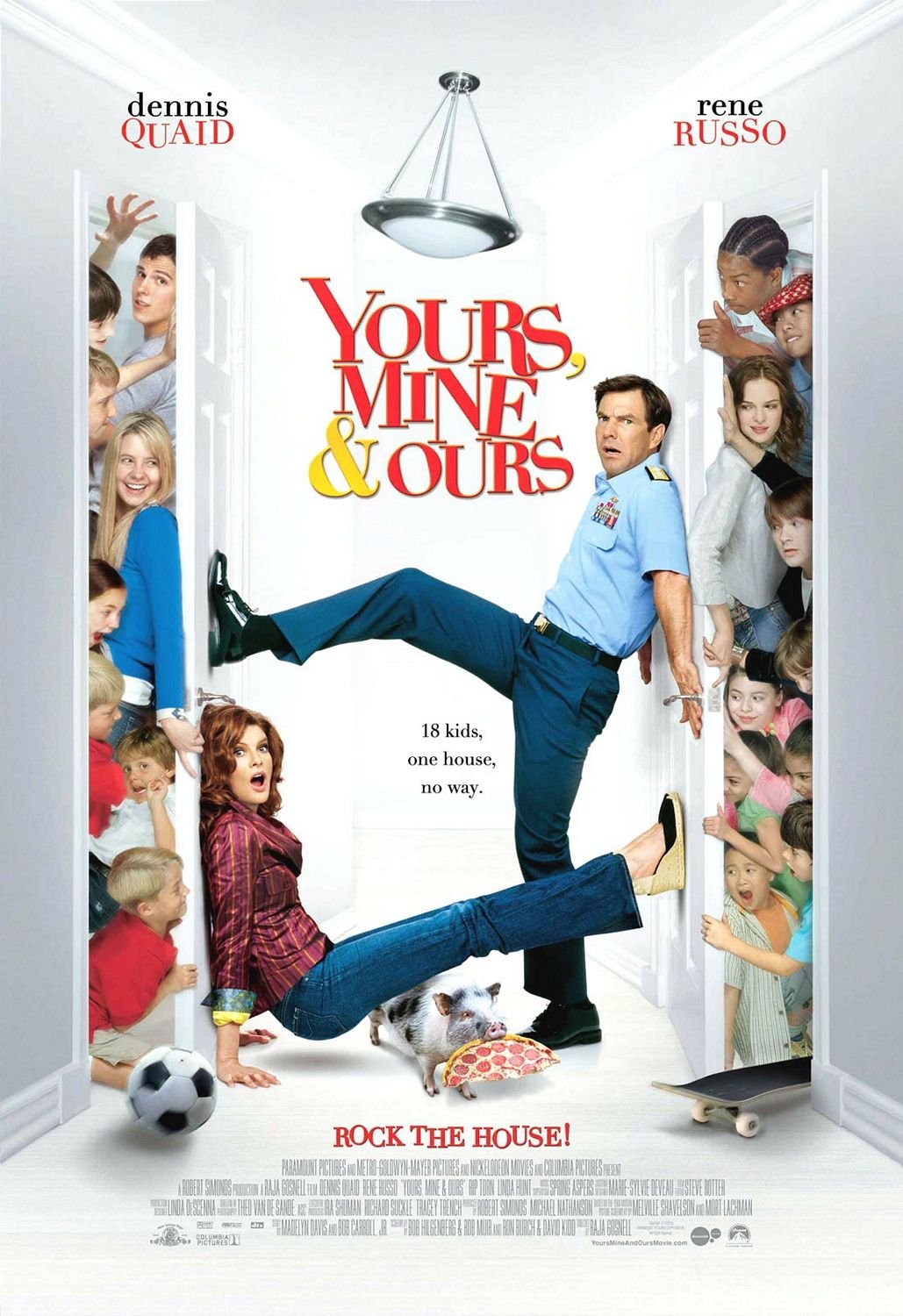 L'affiche du film Les Tiens, les miens et les nôtres