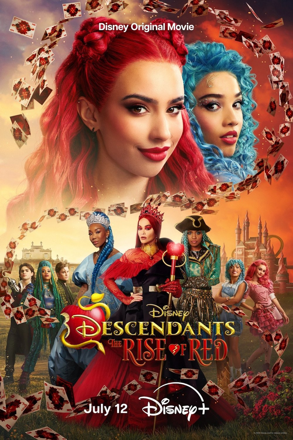 L'affiche du film Descendants: The Rise of Red
