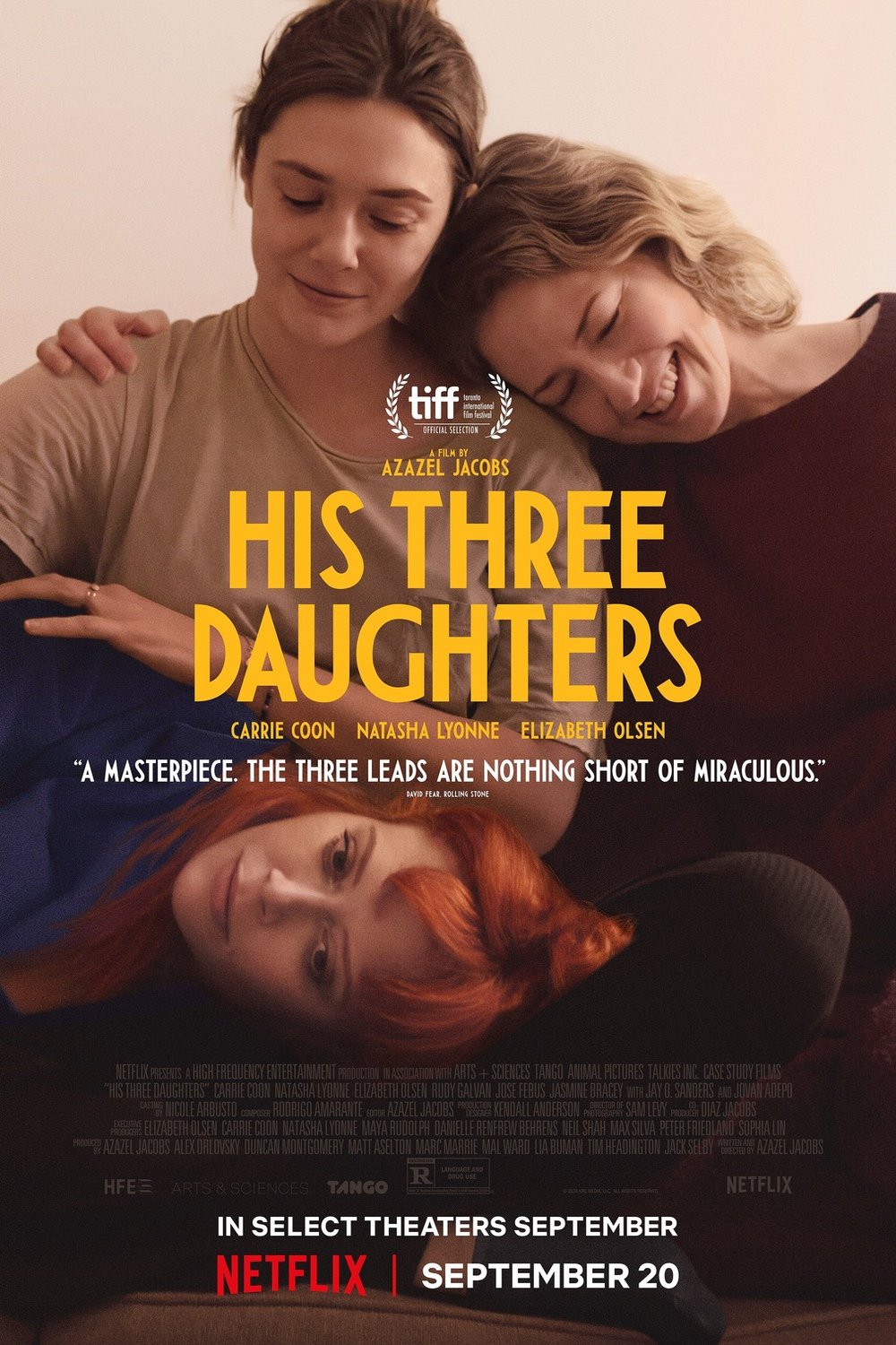 L'affiche du film His Three Daughters