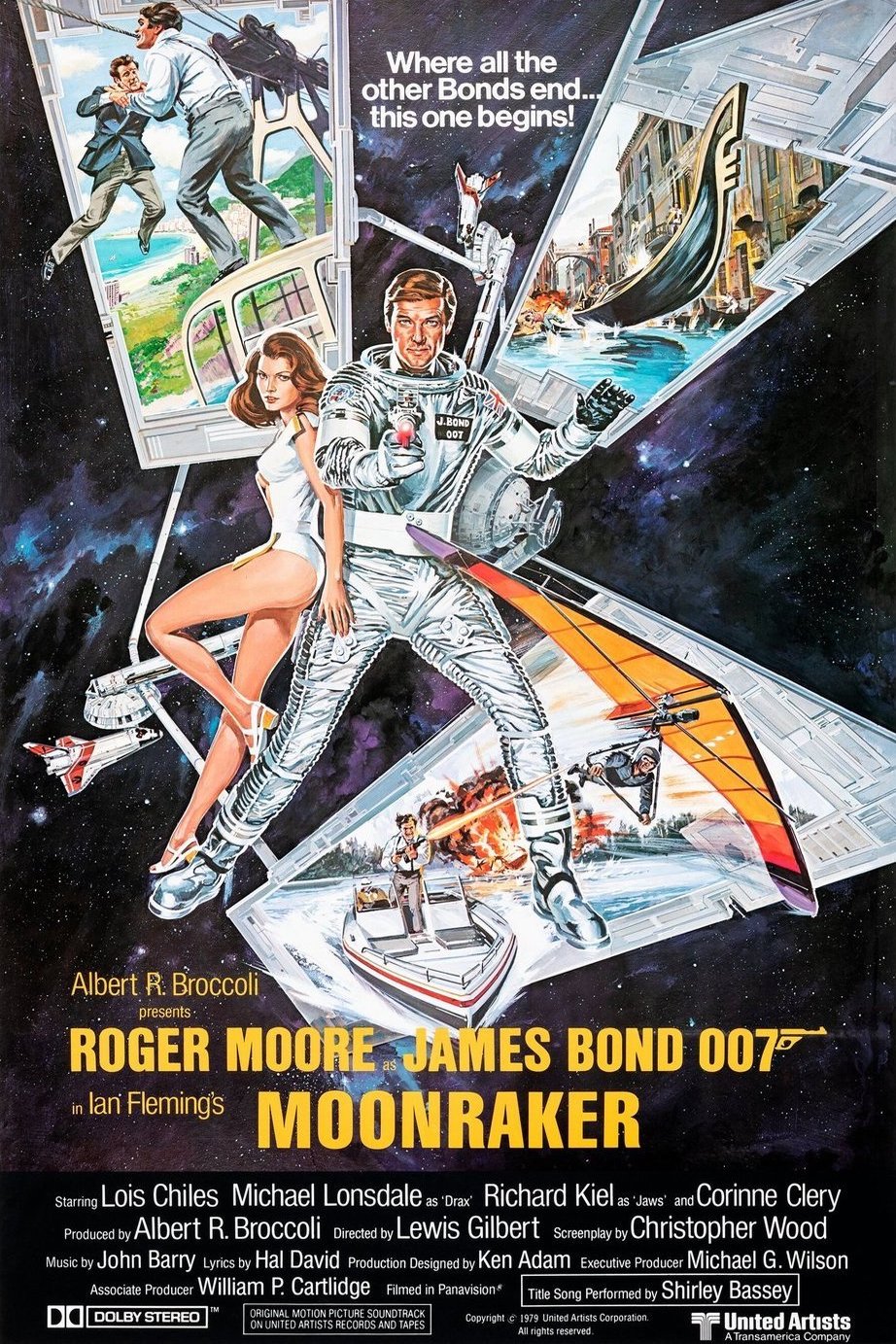 L'affiche du film Moonraker