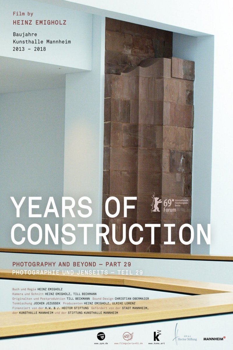 L'affiche du film Years of Construction