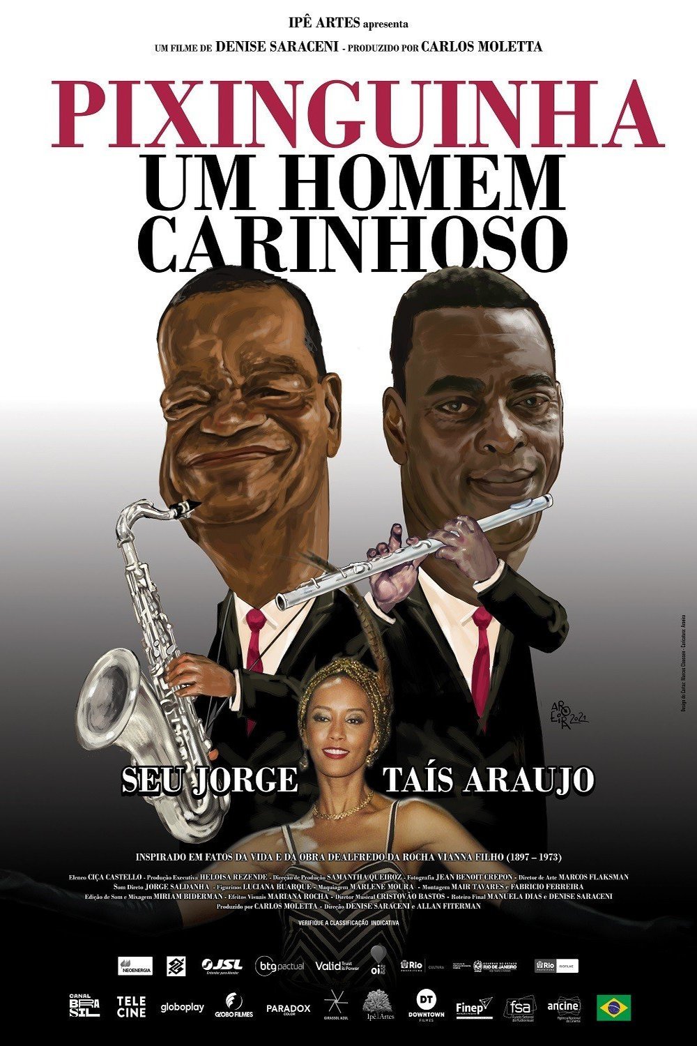 L'affiche du film Pixinguinha, Um Homem Carinhoso