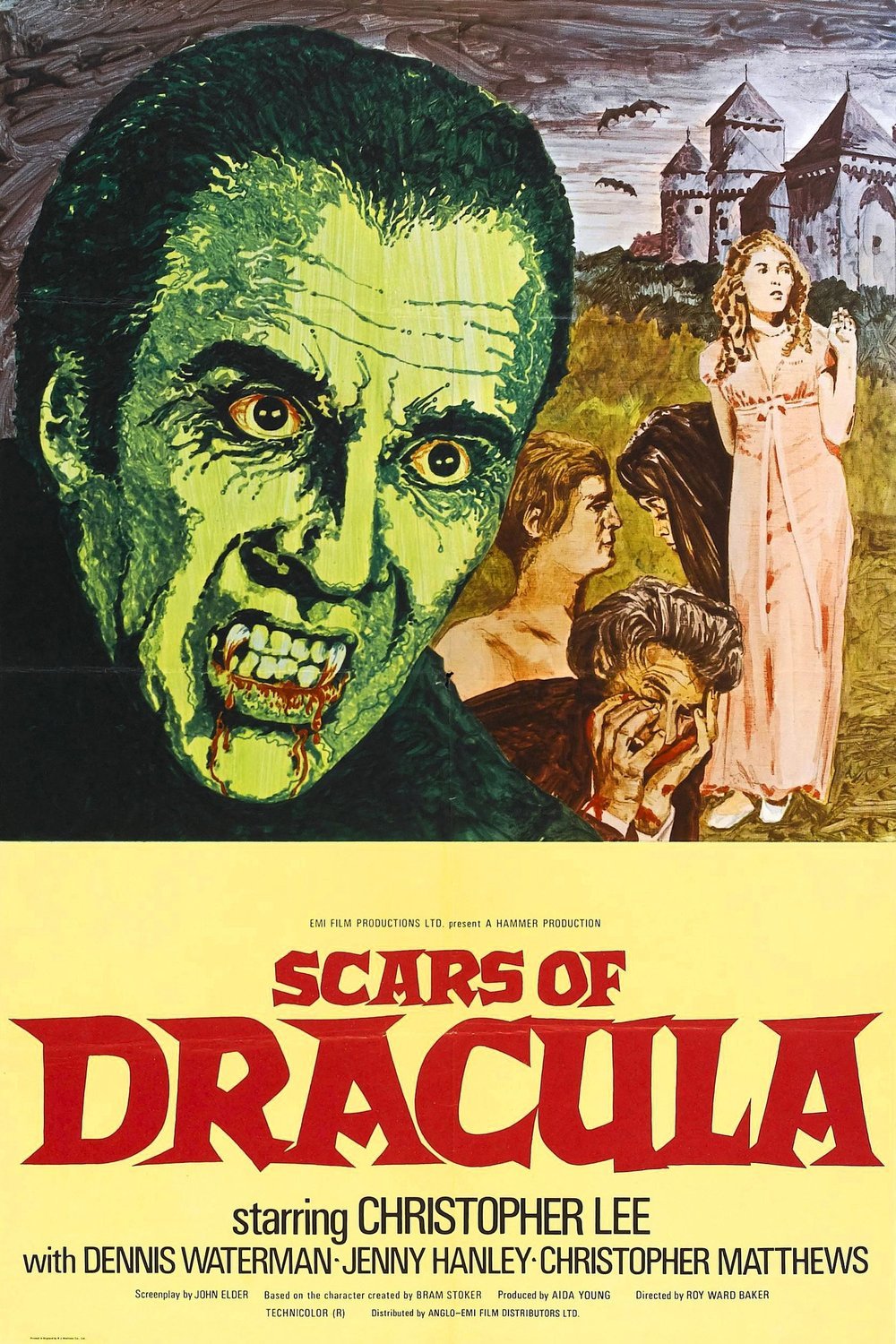 L'affiche du film Scars of Dracula