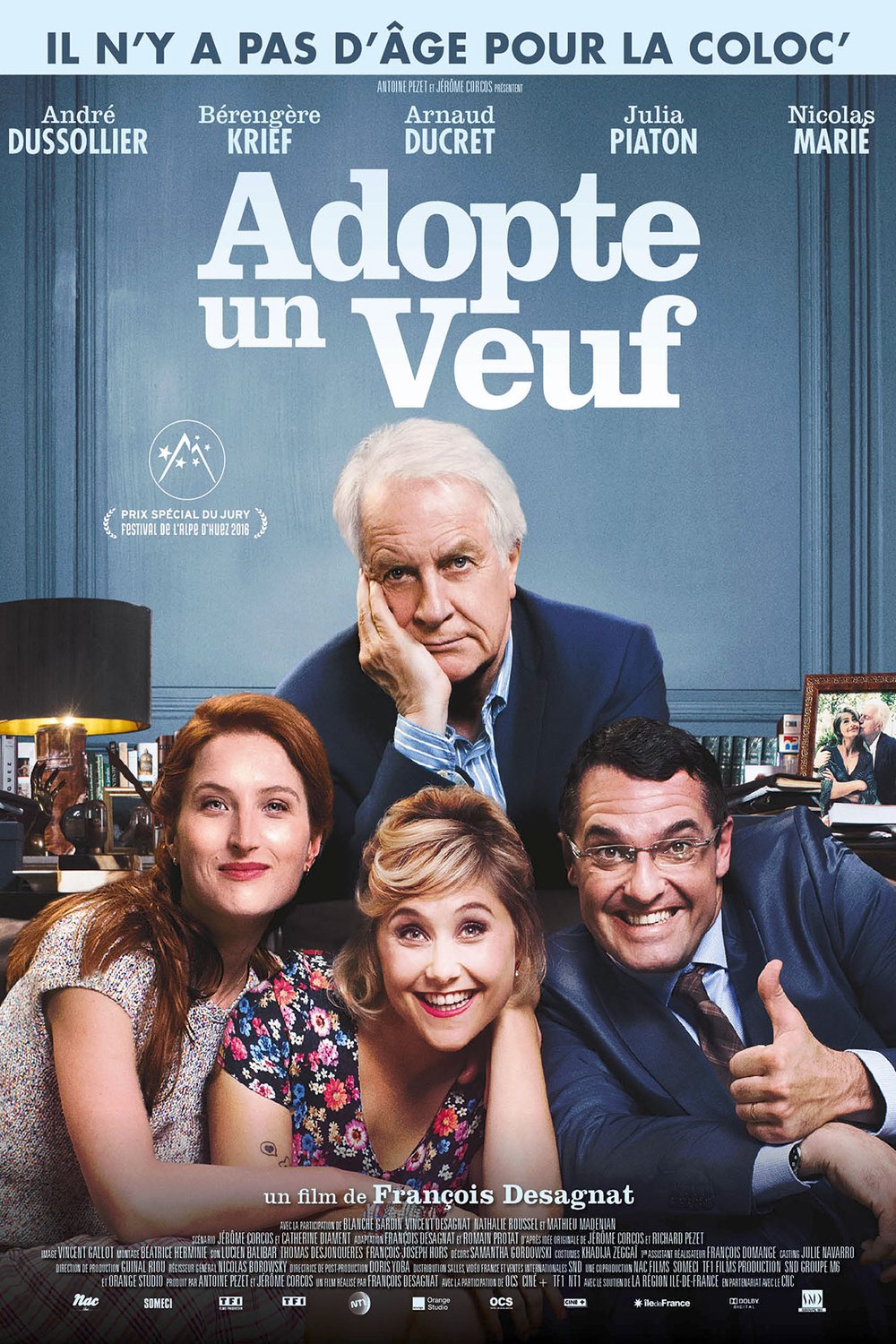 L'affiche du film Adopte un veuf