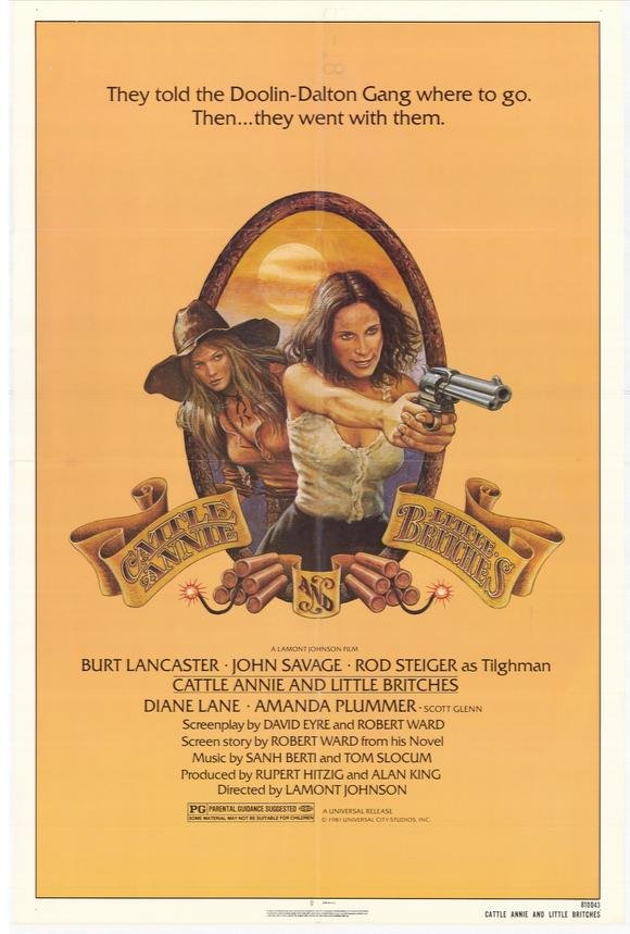 L'affiche du film Cattle Annie and Little Britches
