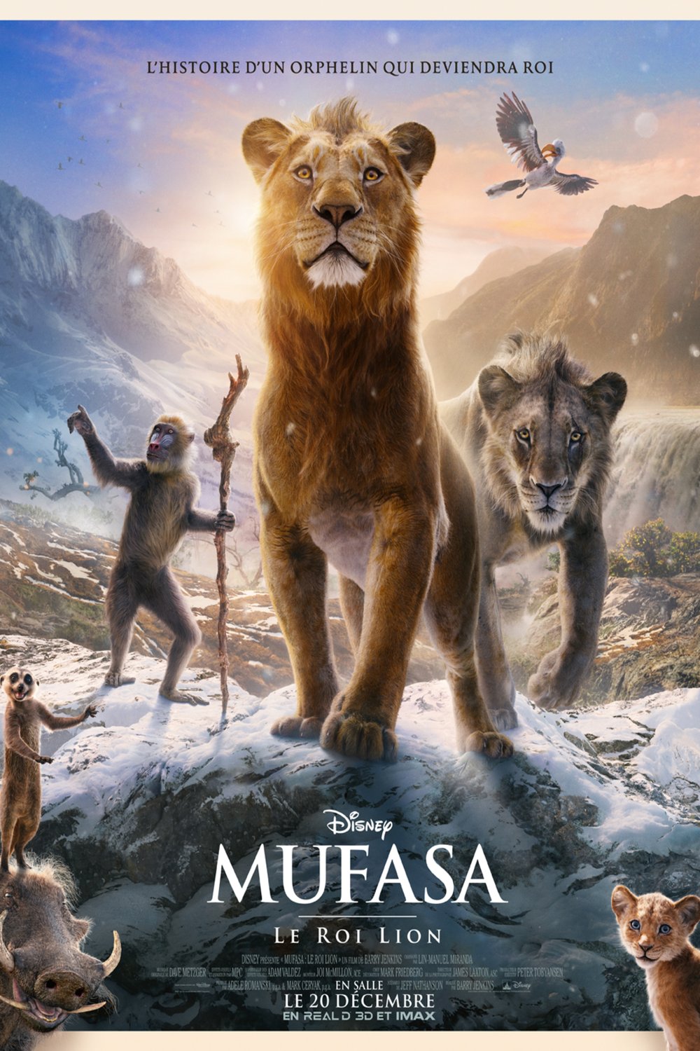 L'affiche du film Mufasa: Le Roi Lion
