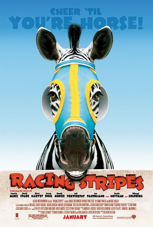 L'affiche du film Zigzag: l'étalon zébré
