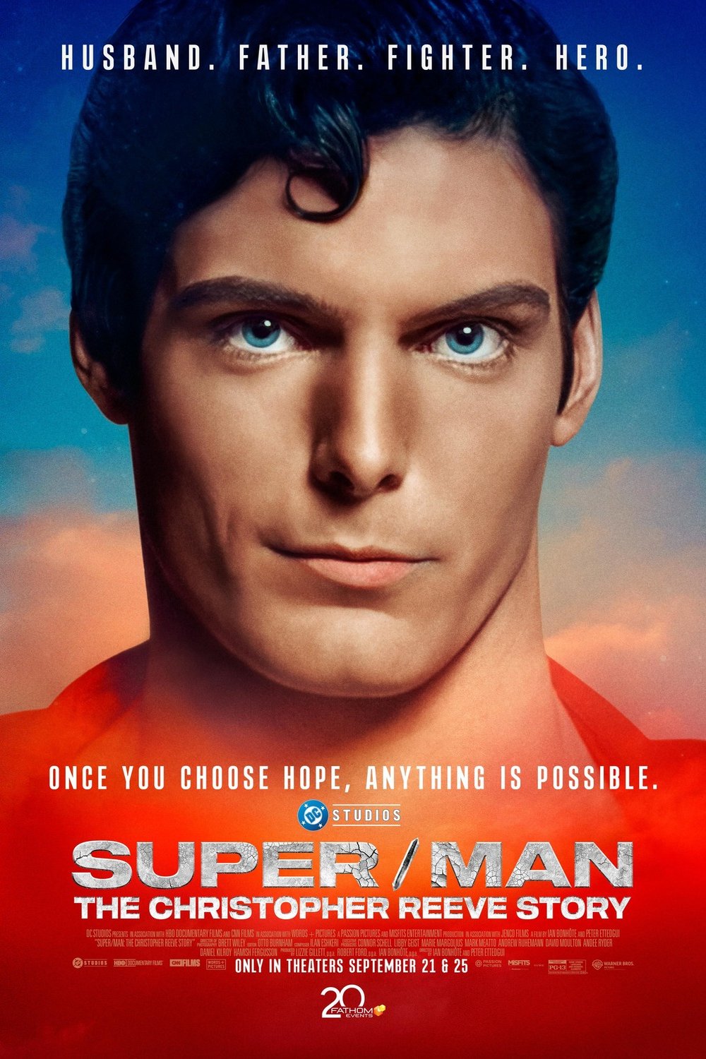L'affiche du film Super/Man: L'histoire de Christopher Reeve