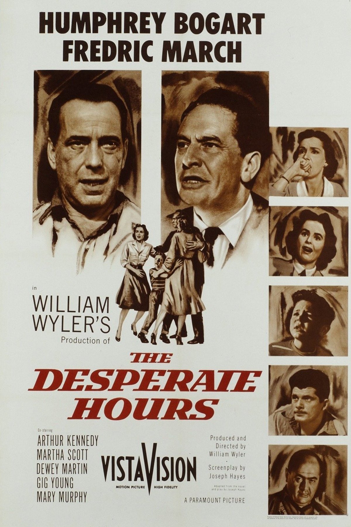 Poster of the movie The Desperate Hours [1955]