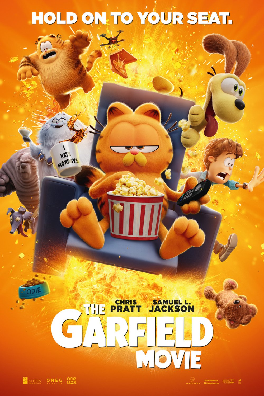 L'affiche du film The Garfield Movie