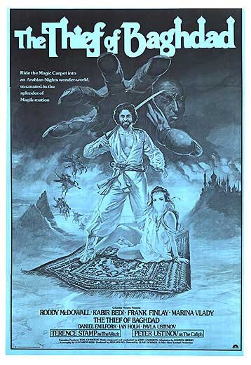 L'affiche du film The Thief of Baghdad