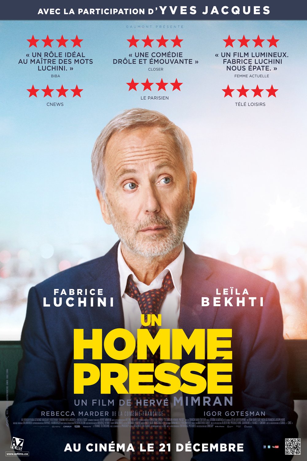 L'affiche du film Un homme pressé