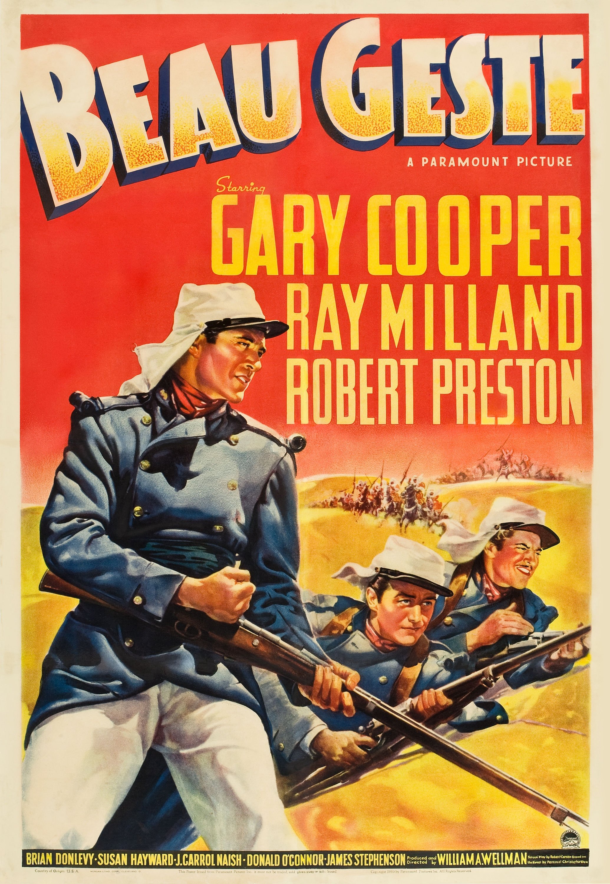L'affiche du film Beau Geste