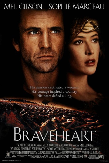 L'affiche du film Braveheart