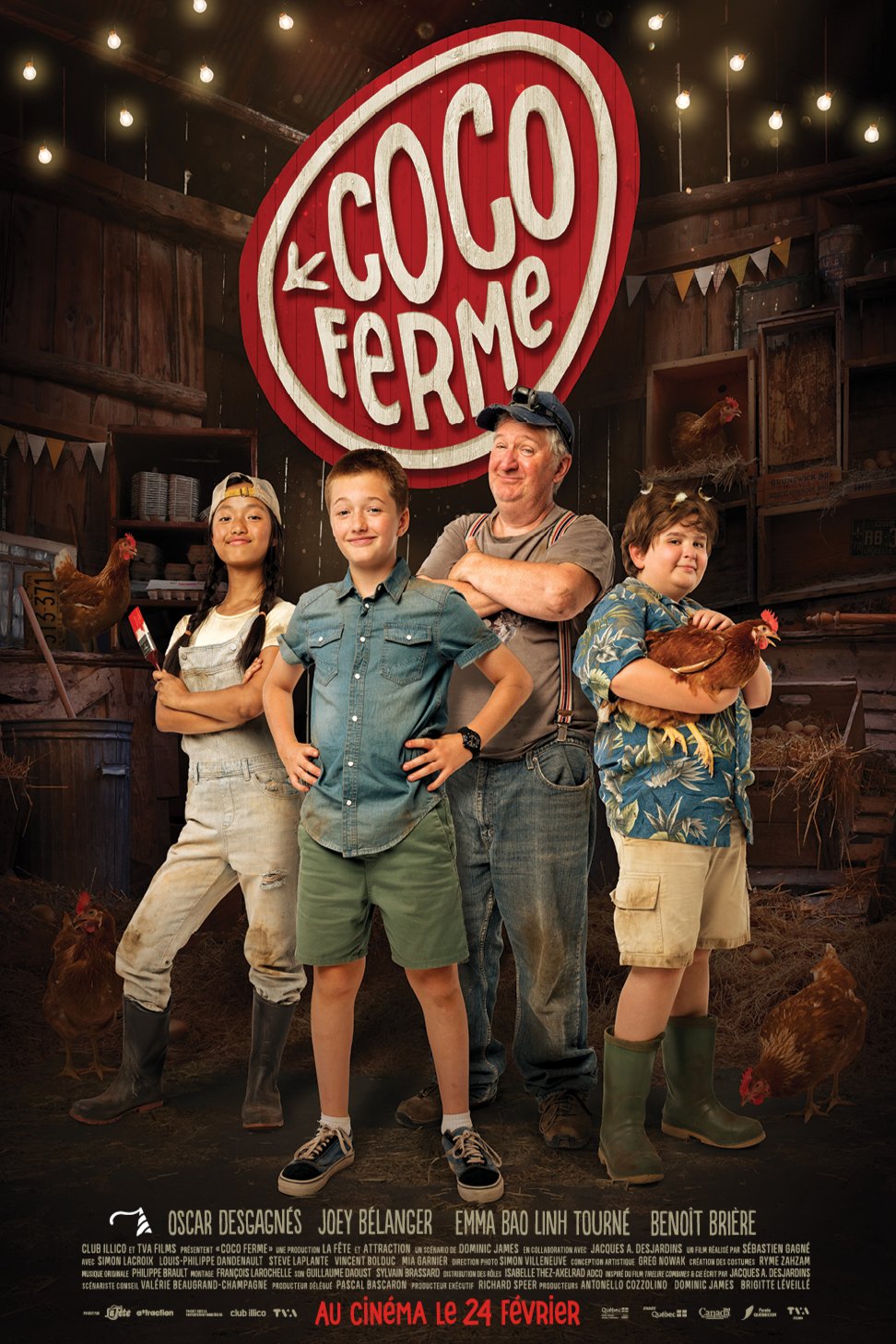 L'affiche du film Coco Ferme