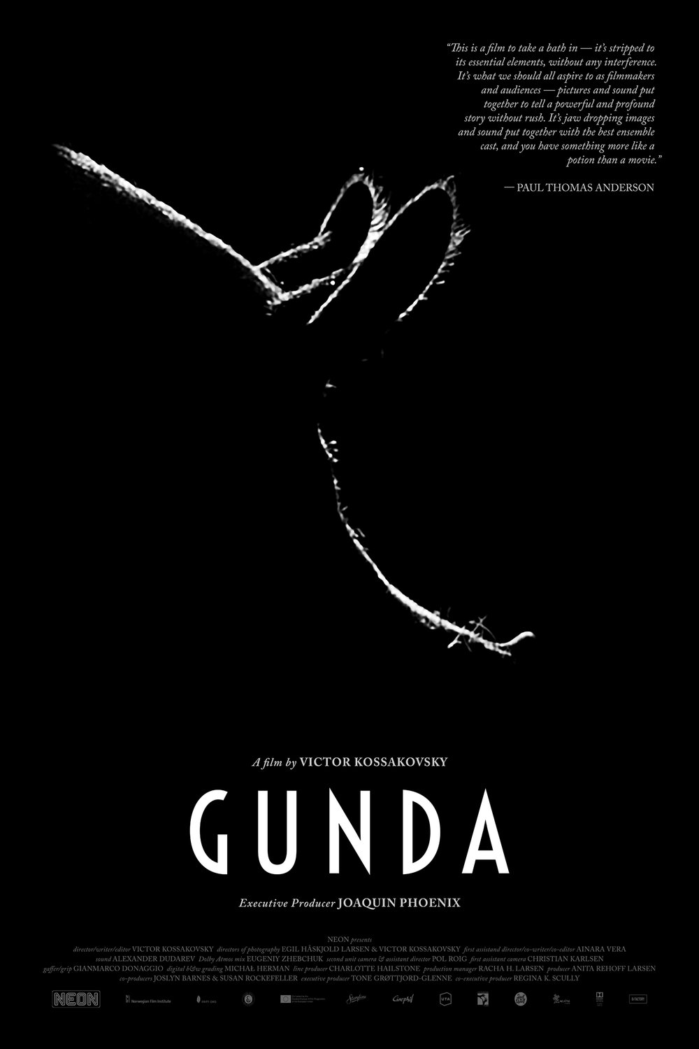 L'affiche du film Gunda