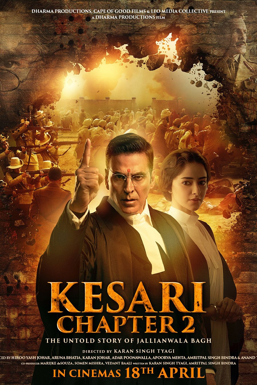 L'affiche du film Kesari Chapter 2: The Untold Story of Jallianwala Bagh