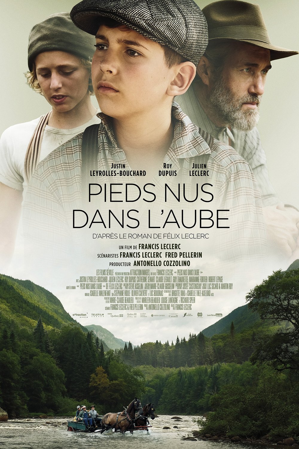 L'affiche du film Pieds nus dans l'aube