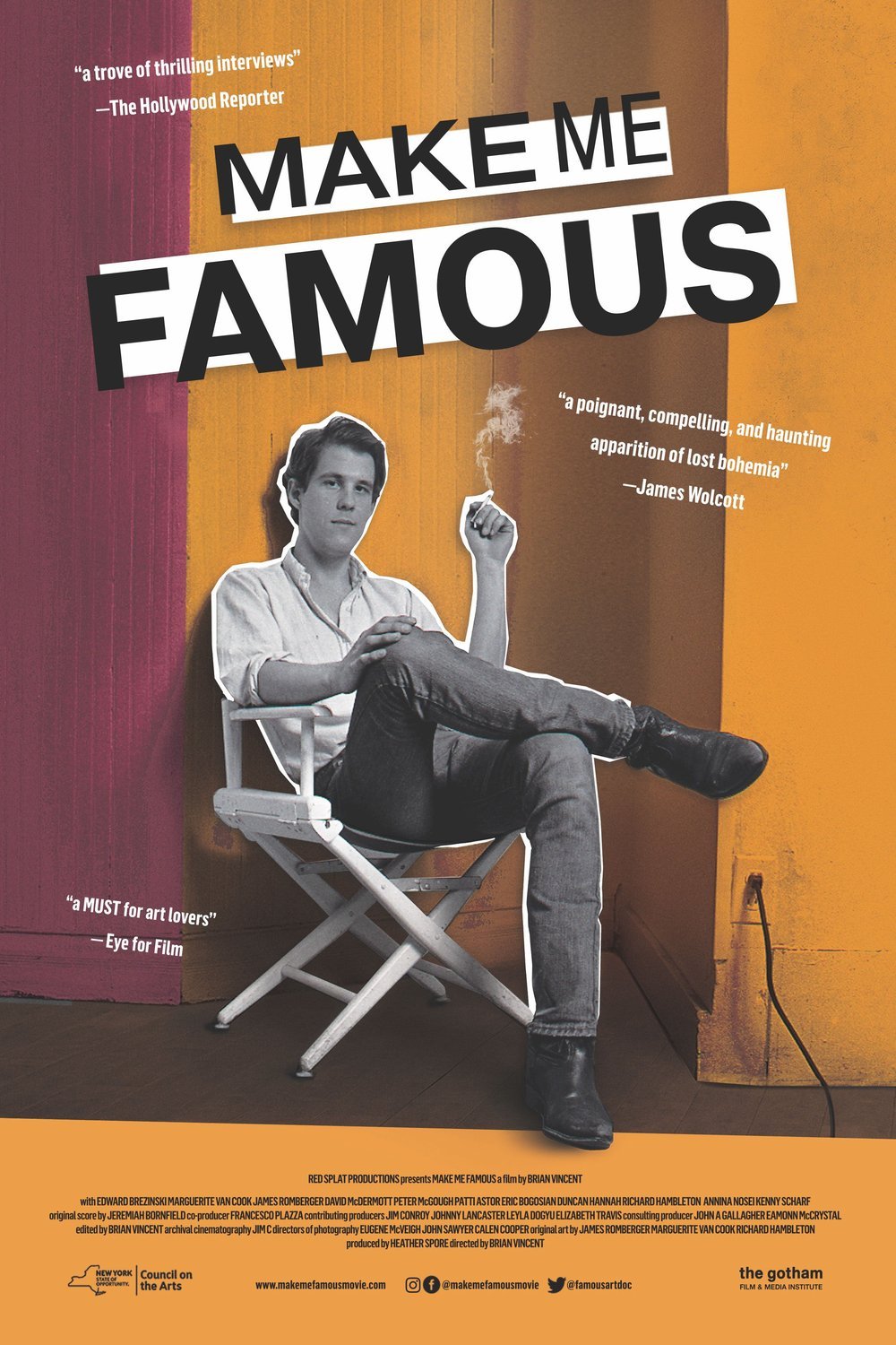 L'affiche du film Make Me Famous