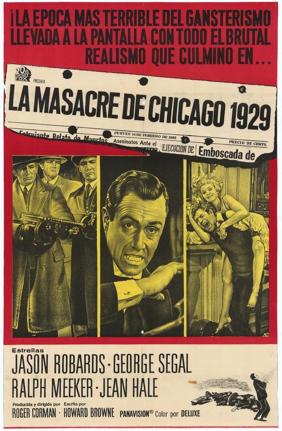 L'affiche du film The St. Valentine's Day Massacre
