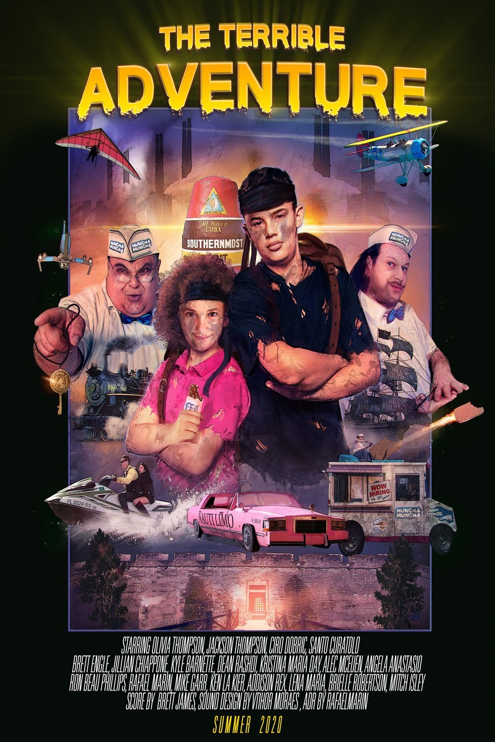 L'affiche du film The Terrible Adventure