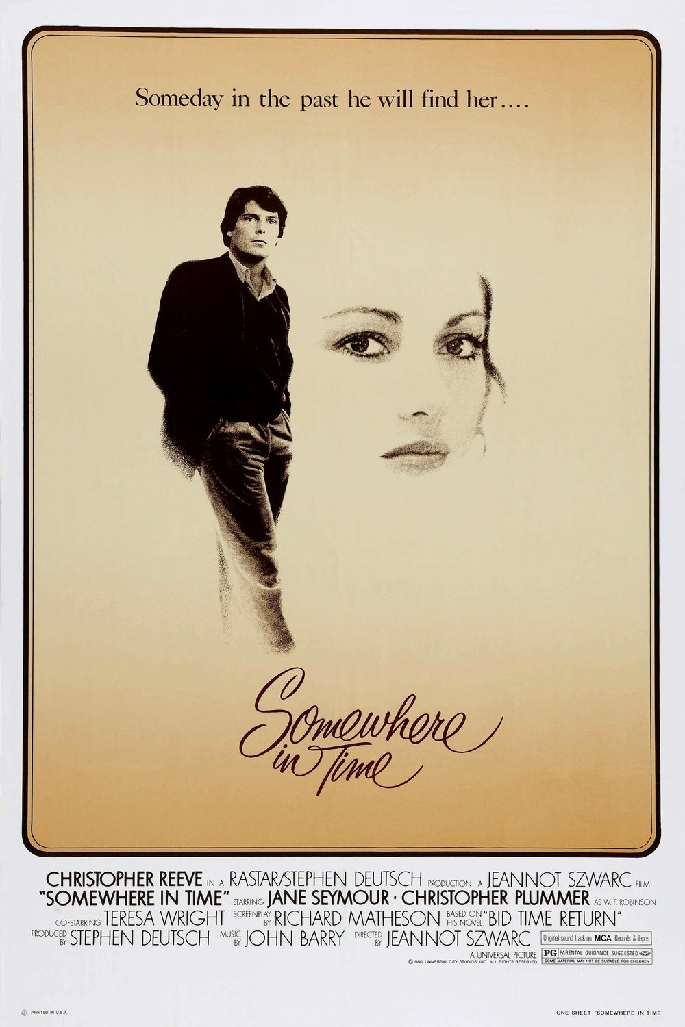 L'affiche du film Somewhere in Time