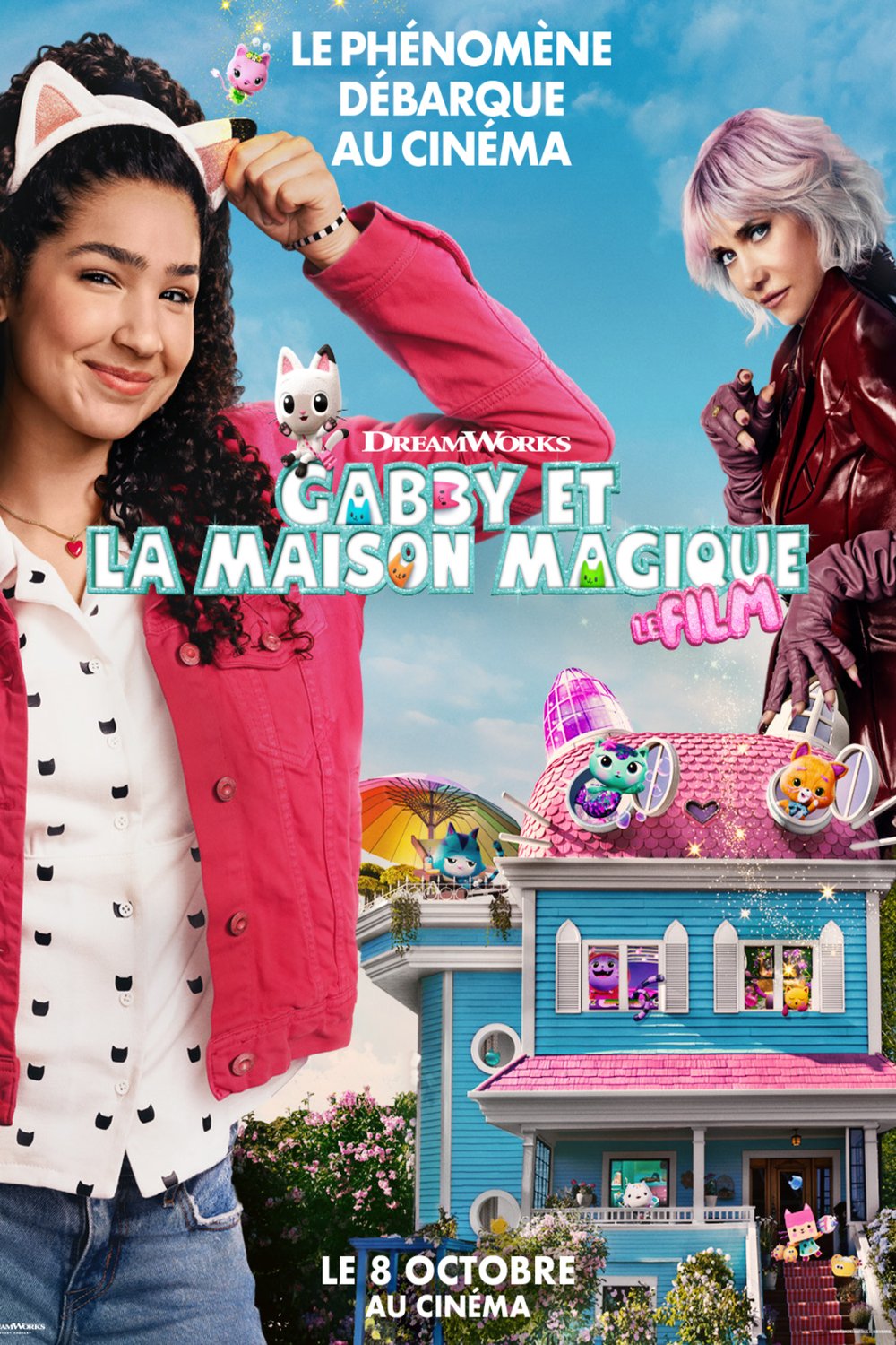 L'affiche du film Gabby et la maison magique: le film