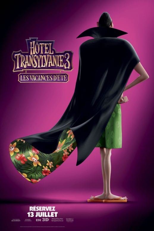 L'affiche du film Hôtel Transylvanie 3: Les vacances d'été