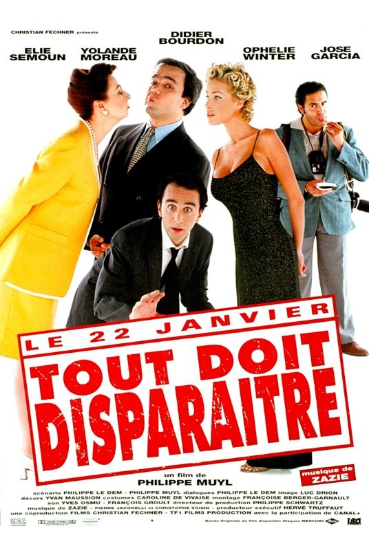 L'affiche du film Tout doit disparaître