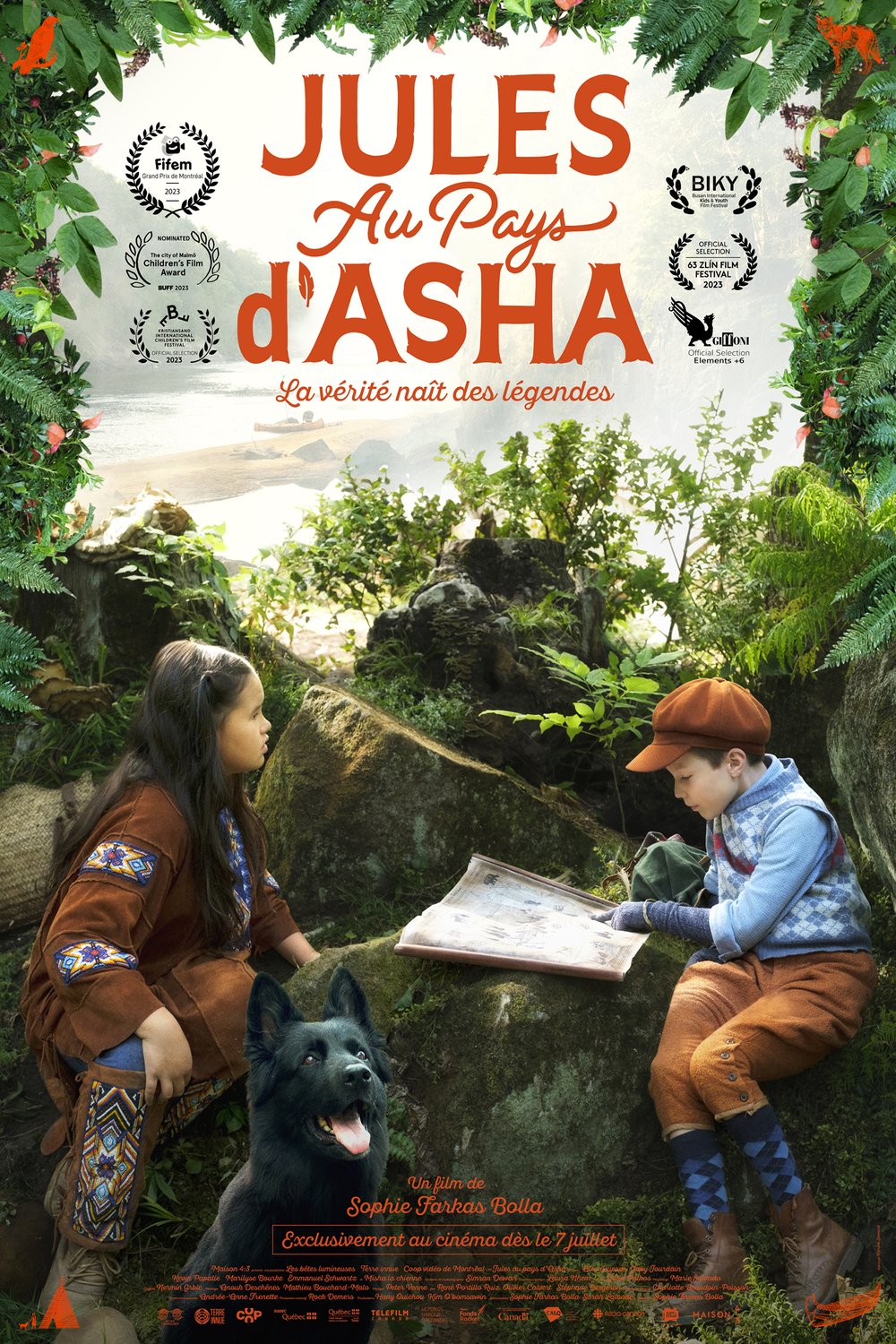 L'affiche du film Jules au pays d'Asha