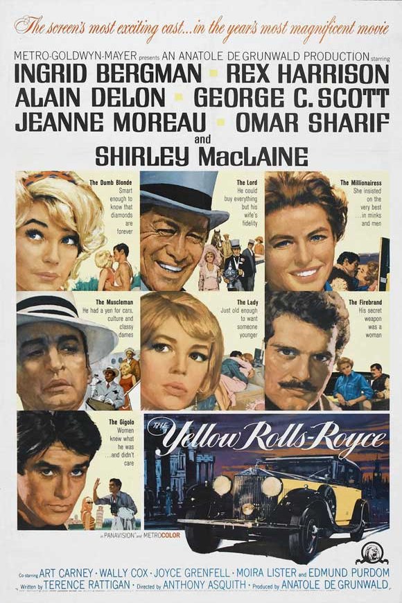 L'affiche du film The Yellow Rolls-Royce
