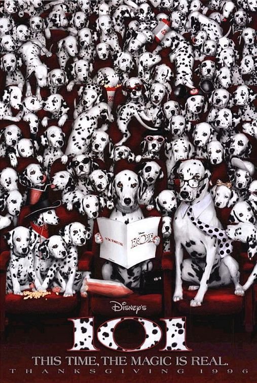 L'affiche du film 101 Dalmatians