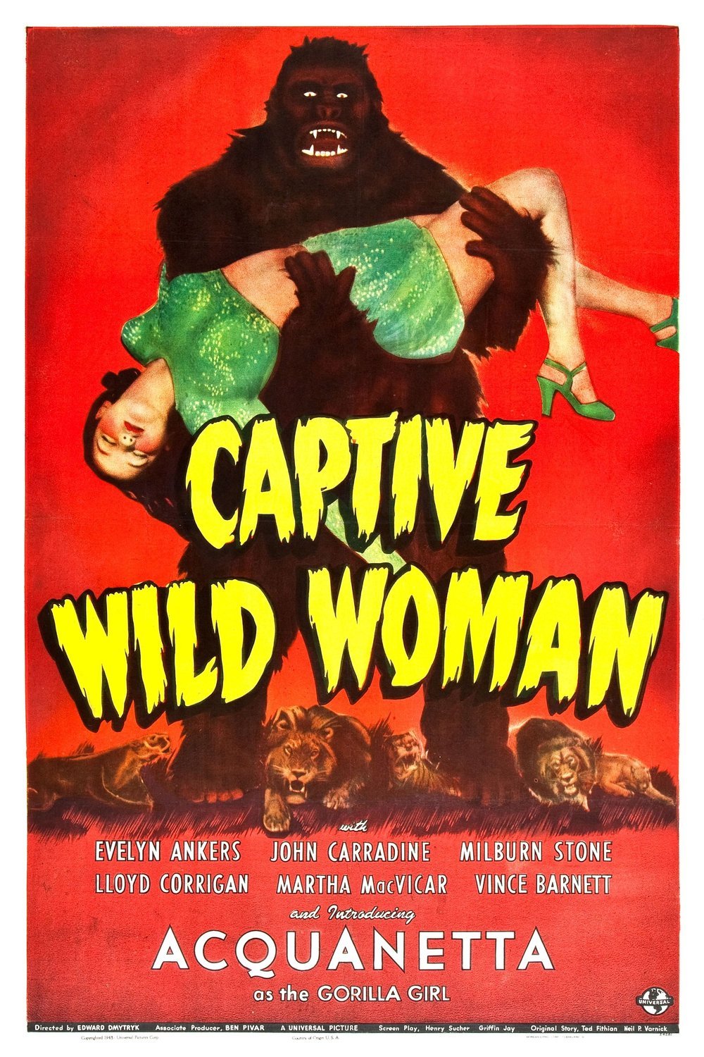 L'affiche du film Captive Wild Woman