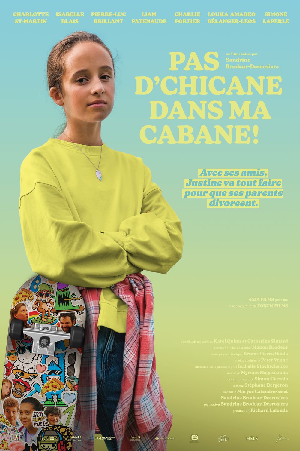 L'affiche du film Pas d'chicane dans ma cabane!
