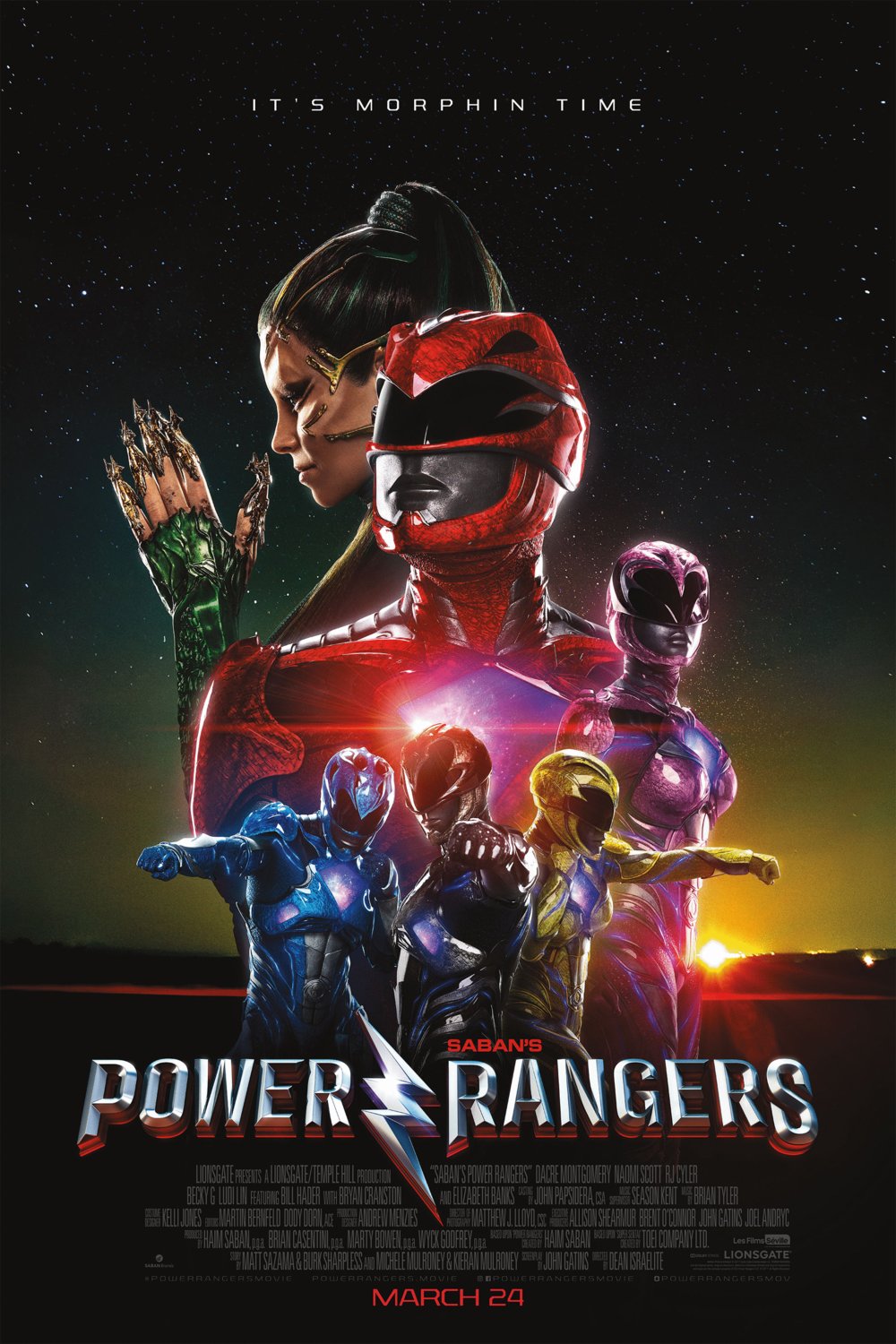 Poster of the movie Power Rangers [2017]