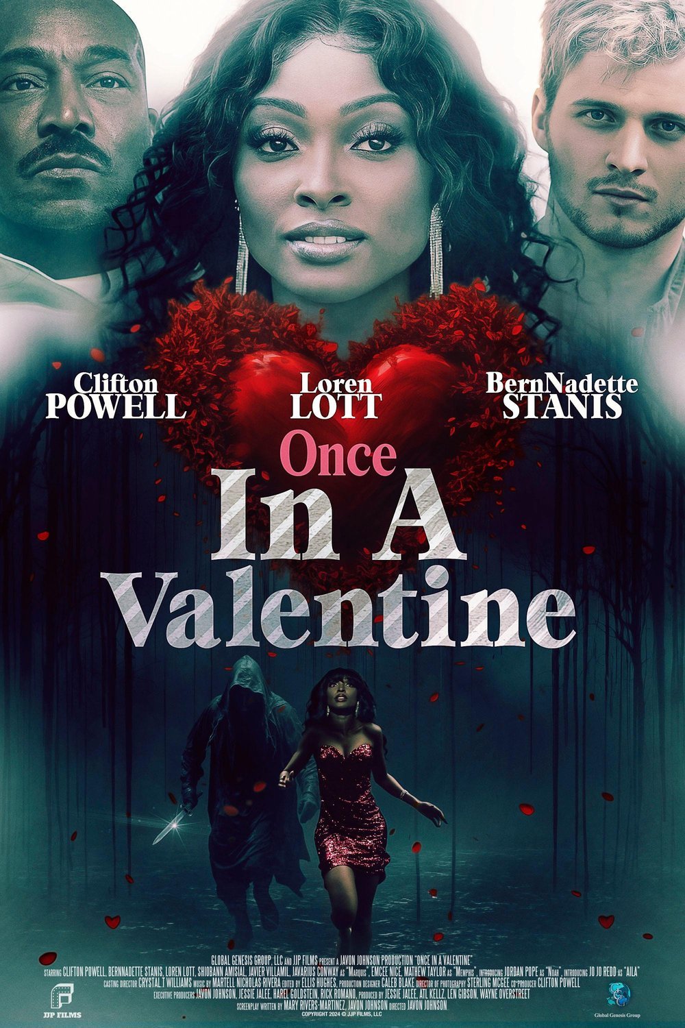L'affiche du film Once in a Valentine