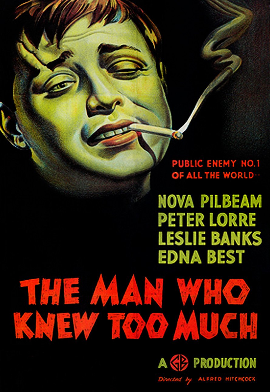 L'affiche du film L'Homme qui en savait trop