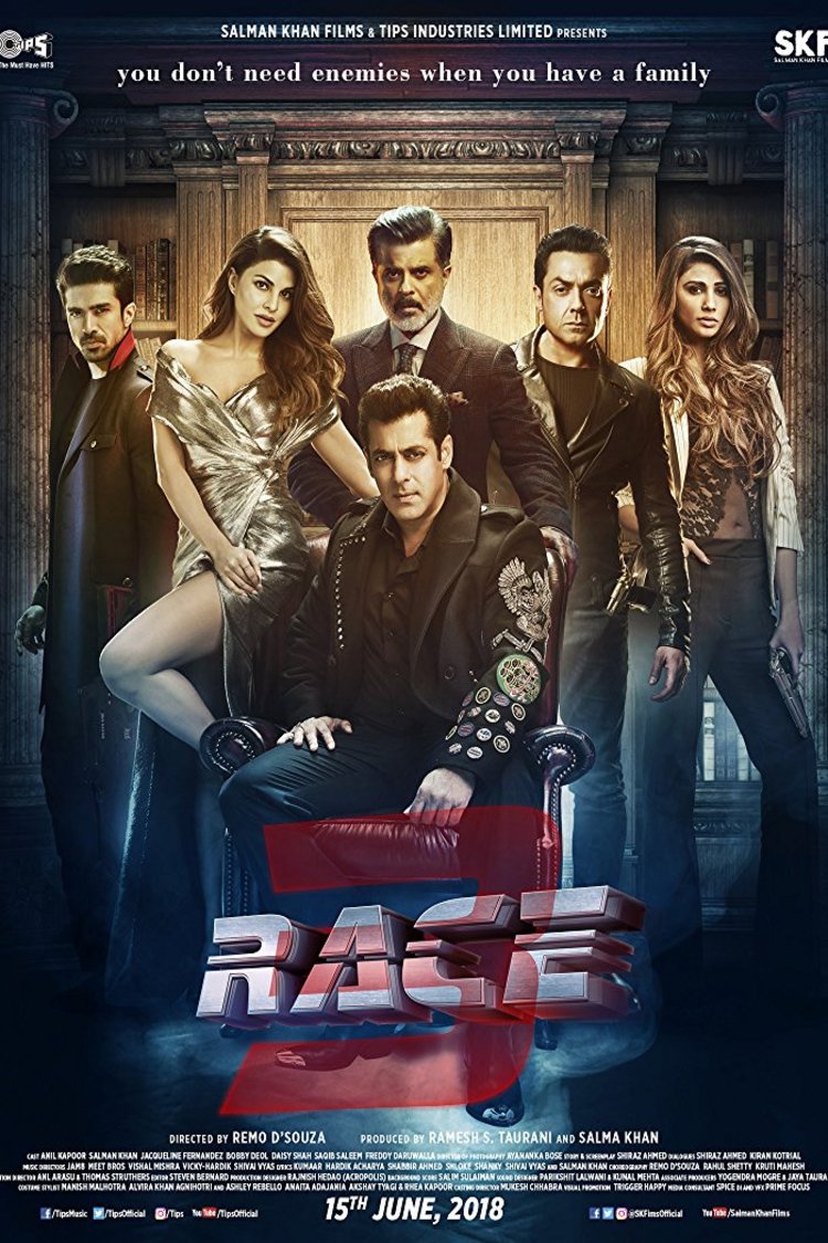 L'affiche du film Race 3