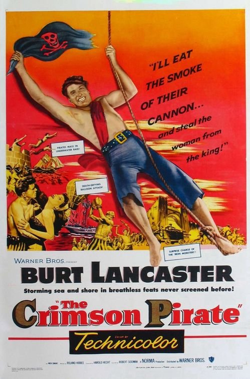 L'affiche du film The Crimson Pirate