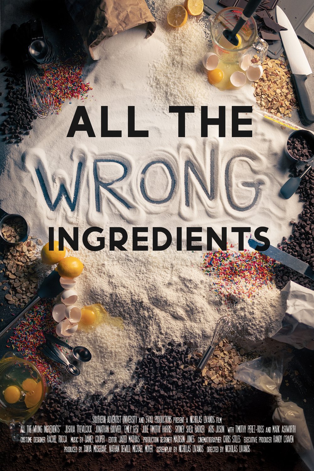 L'affiche du film All the Wrong Ingredients