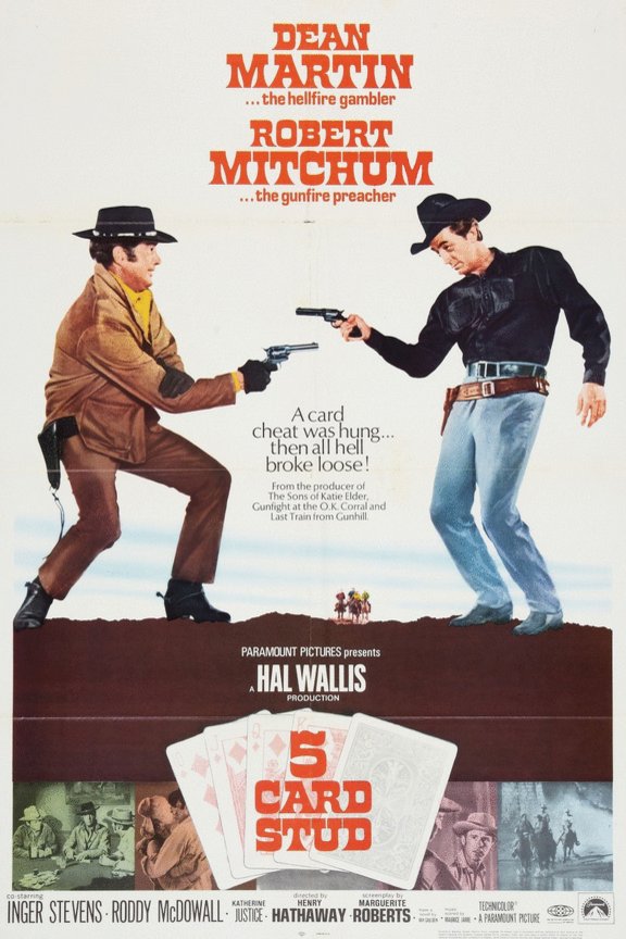 L'affiche du film Cinq cartes à abattre