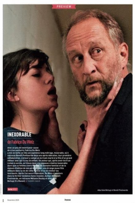 L'affiche du film Inexorable