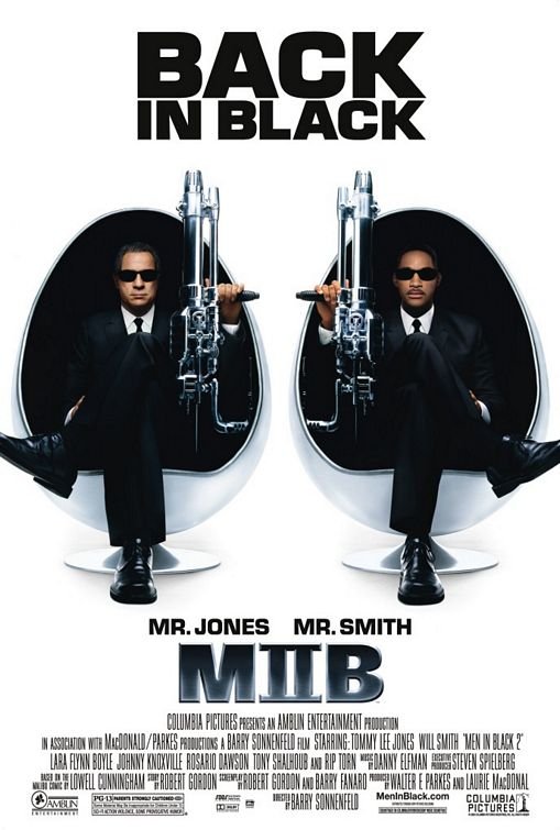 L'affiche du film Hommes en noir 2