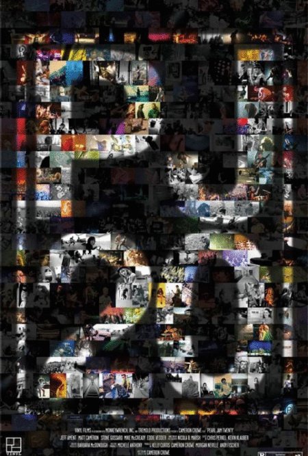 L'affiche du film Pearl Jam Twenty
