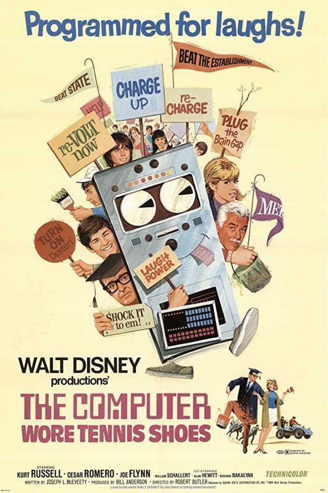L'affiche du film The Computer Wore Tennis Shoes