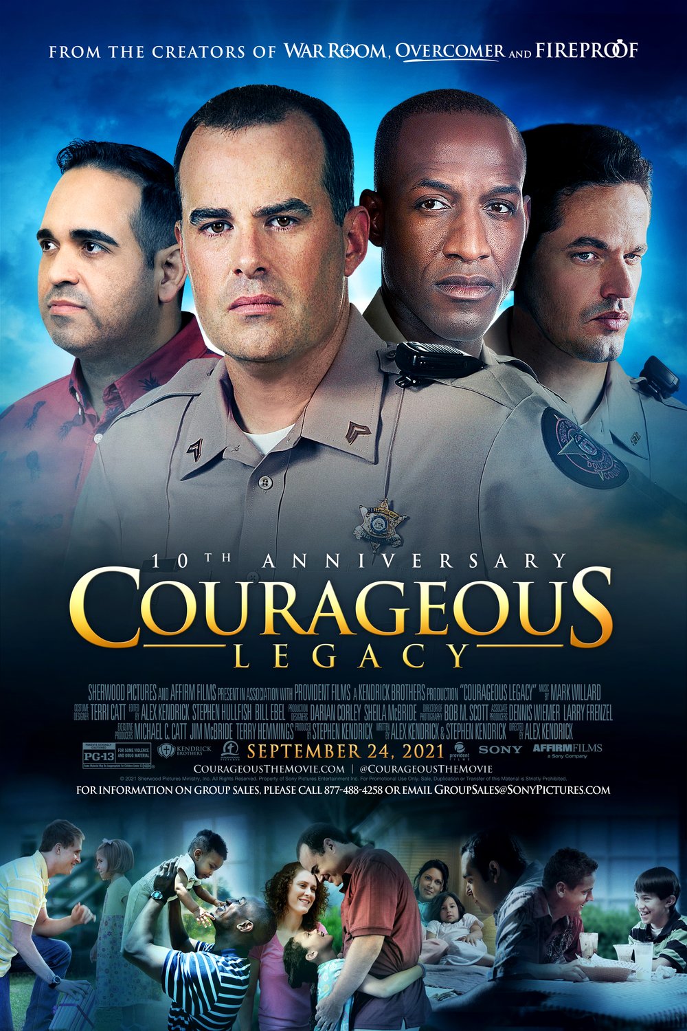 L'affiche du film Courageous