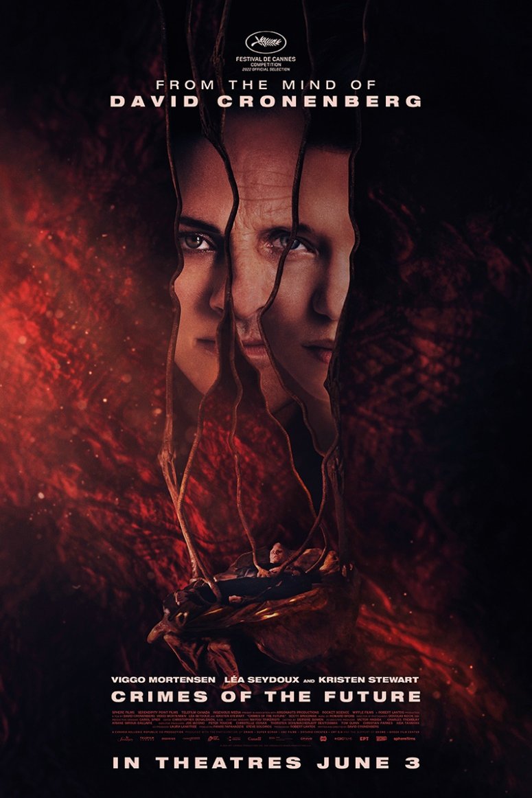 L'affiche du film Crimes of the Future