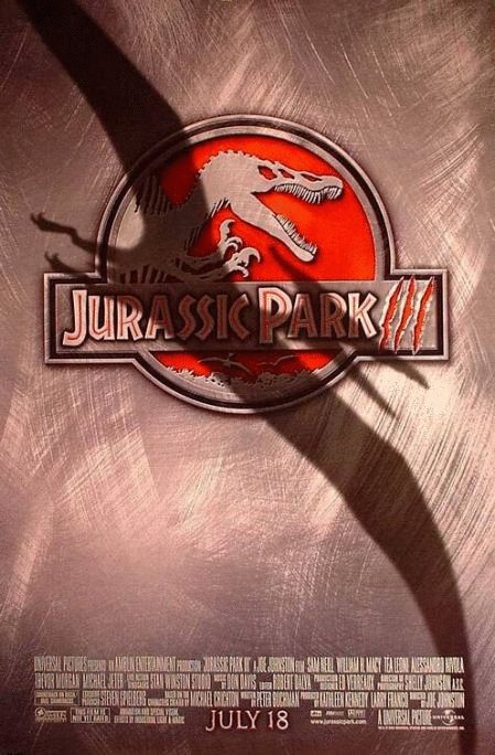 L'affiche du film Le Parc Jurassique III