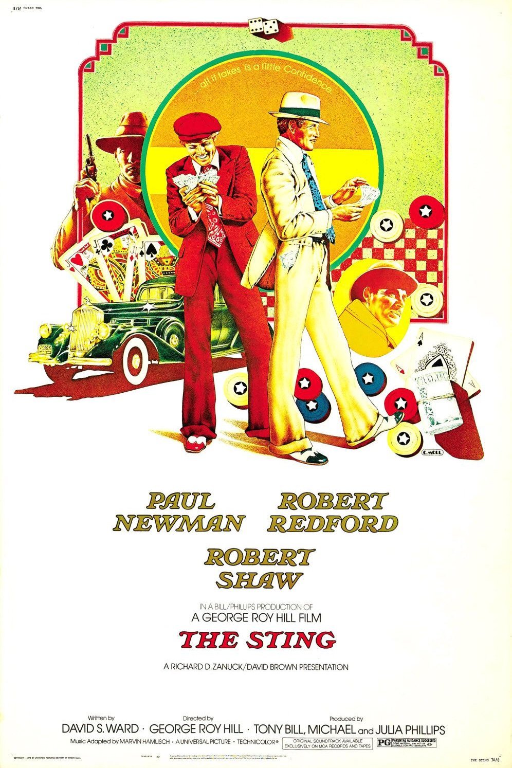 L'affiche du film The Sting