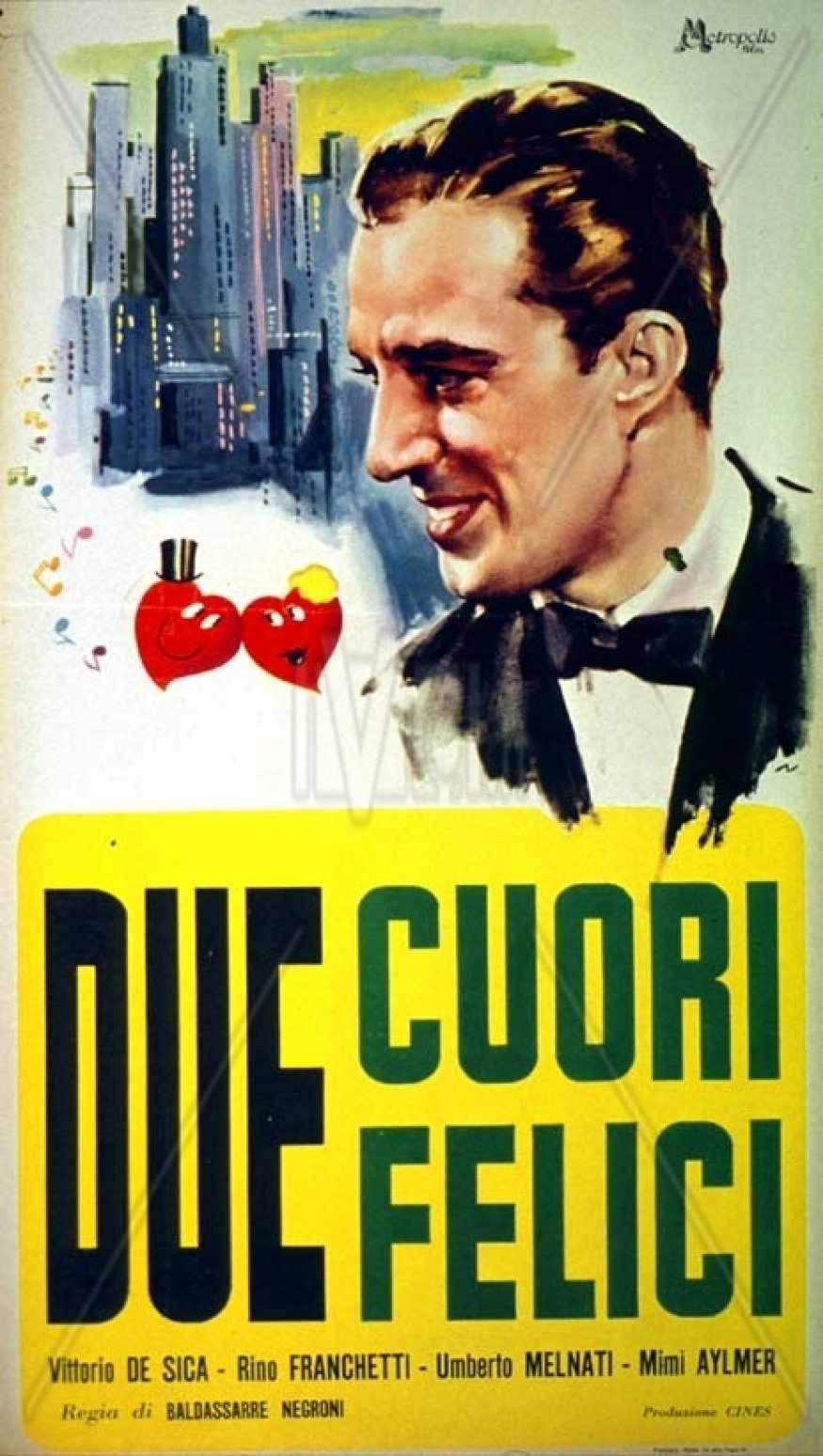 L'affiche du film Due cuori felici